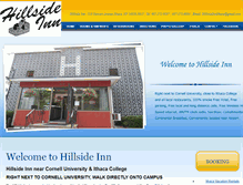 Tablet Screenshot of hillsideinnithaca.com